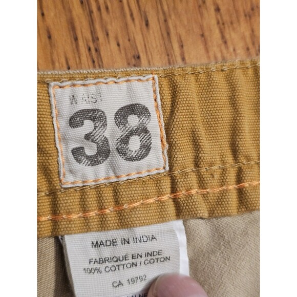 TIMBERLAND Shorts Khaki Brown Cargo Outdoor Gear Stretch Men Size 38 - Picture 7 of 12